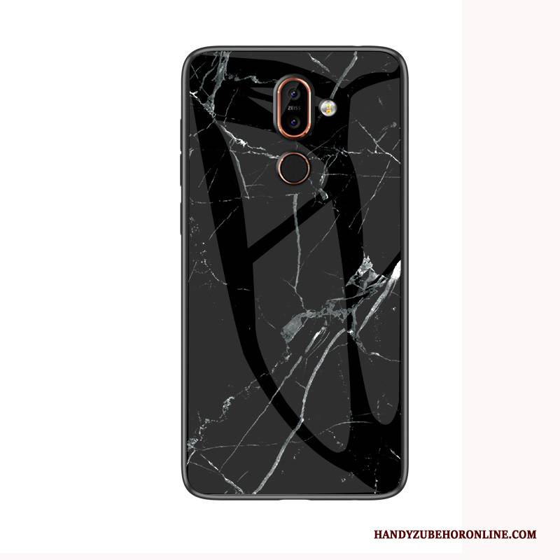 Hülle Nokia 7 Plus Handyhüllen Muster, Case Nokia 7 Plus Glas Groß