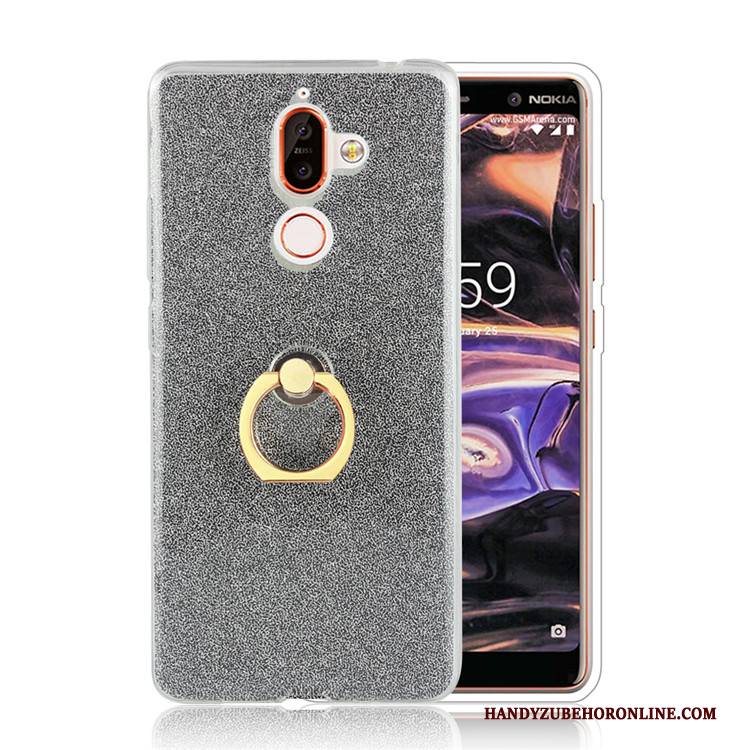 Hülle Nokia 7 Plus Kreativ Handyhüllen Pulver, Case Nokia 7 Plus Einfach Business