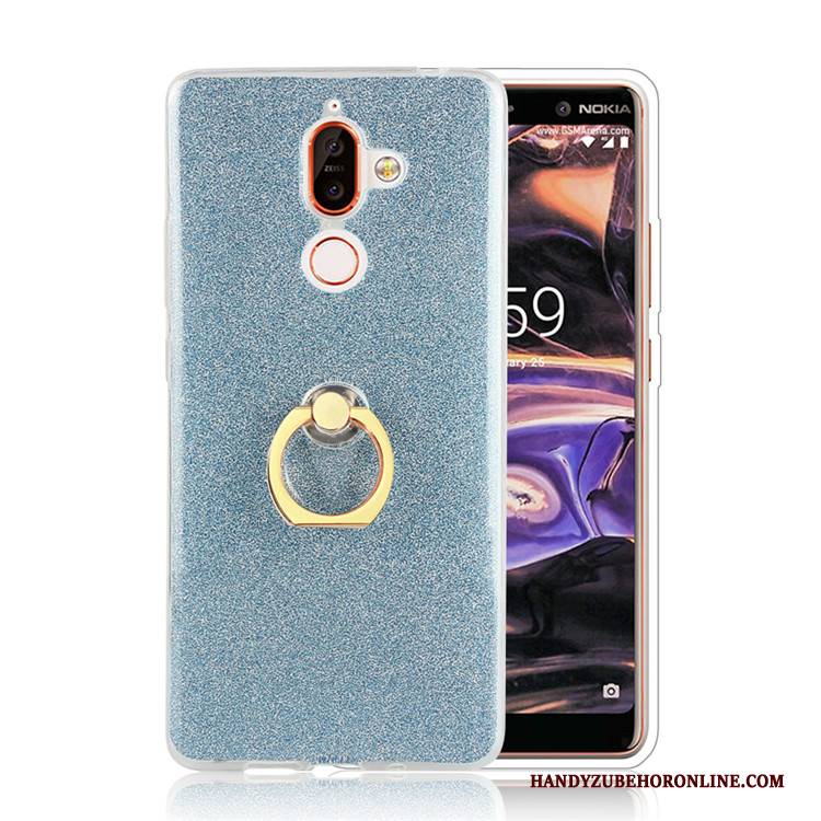 Hülle Nokia 7 Plus Kreativ Handyhüllen Pulver, Case Nokia 7 Plus Einfach Business