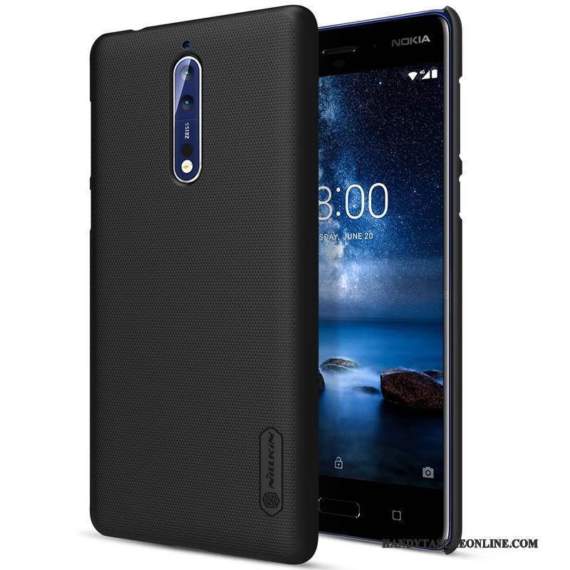 Hülle Nokia 8 Schutz Nubuck Gold, Case Nokia 8 Schwer Anti-sturz