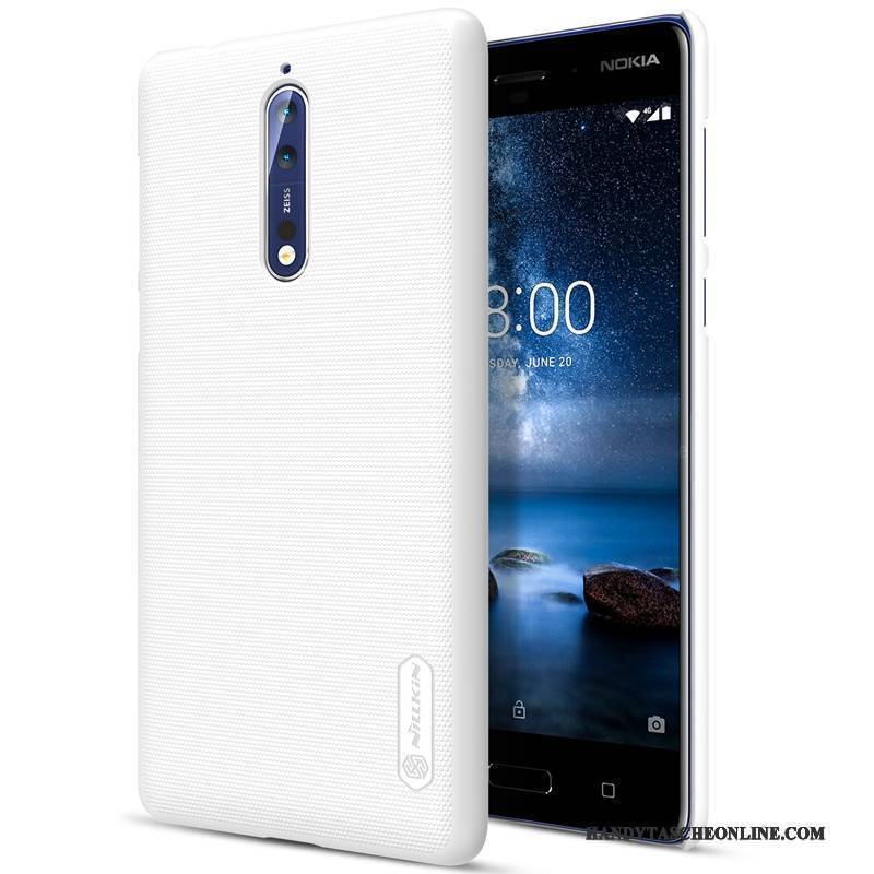 Hülle Nokia 8 Schutz Nubuck Gold, Case Nokia 8 Schwer Anti-sturz