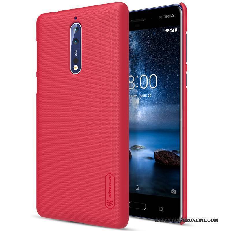 Hülle Nokia 8 Schutz Nubuck Gold, Case Nokia 8 Schwer Anti-sturz