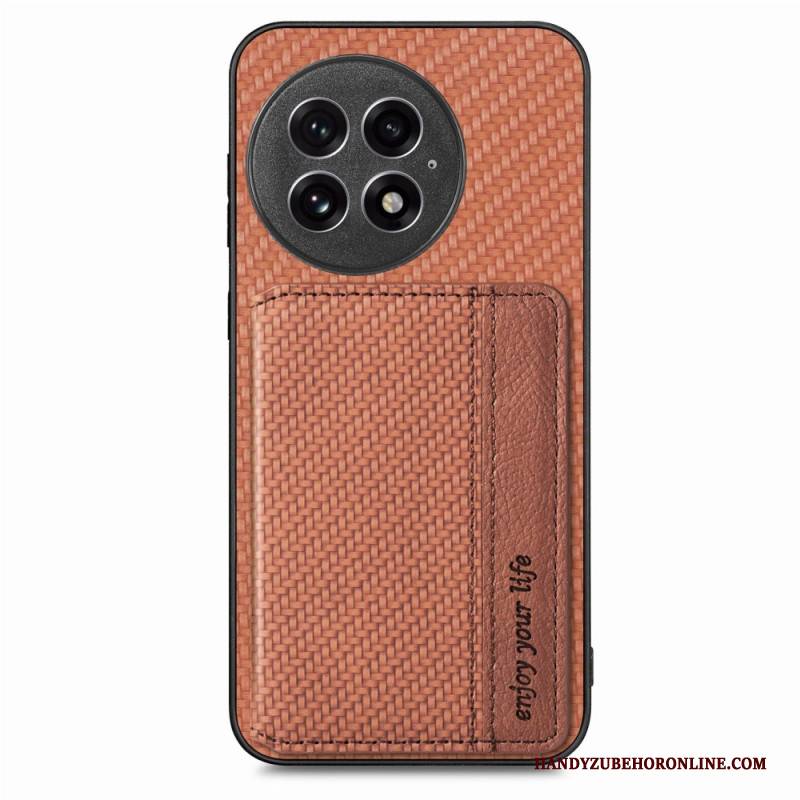 Hülle Oneplus 13 Handyhülle Magnetischer Kartenhalter Aus Kohlefaser