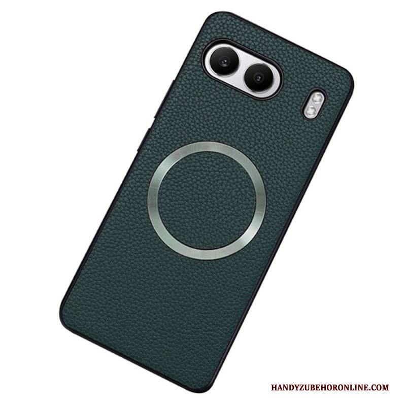 Hülle Oneplus Nord 4 Handyhülle Kunstleder In Litschi-optik Kompatibel Mit Magsafe