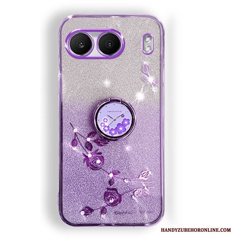 Hülle Oneplus Nord 4 Kadem Pailletten- Und Strassringhalter