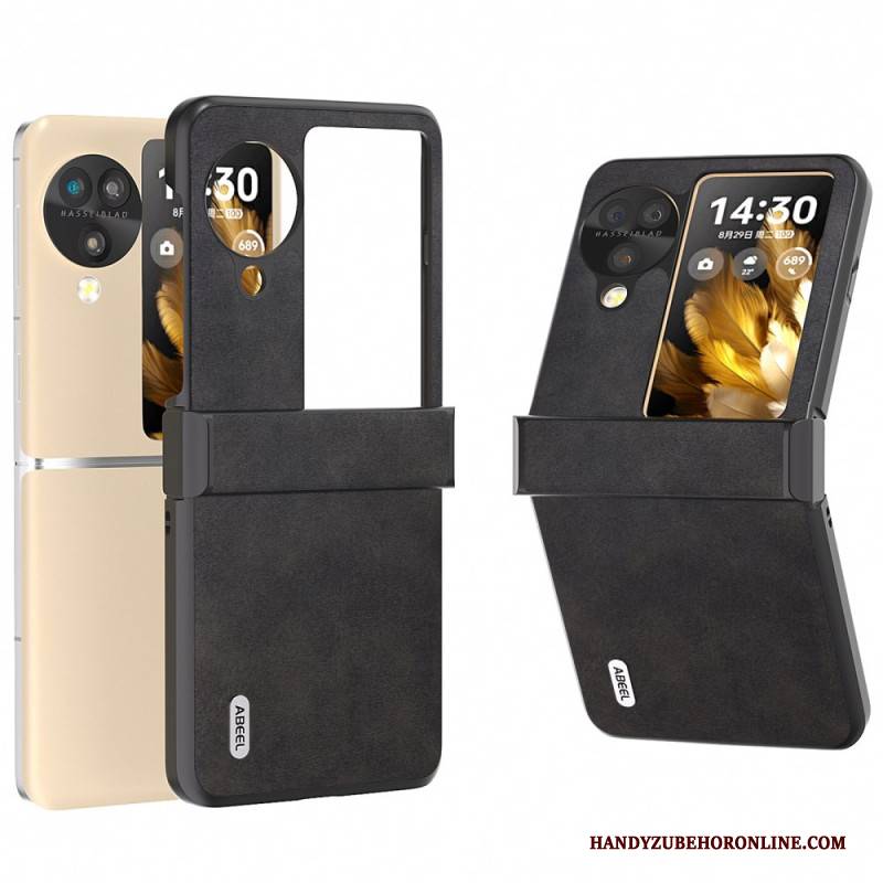 Hülle Oppo Find N3 Flip Abeel Ledereffekt