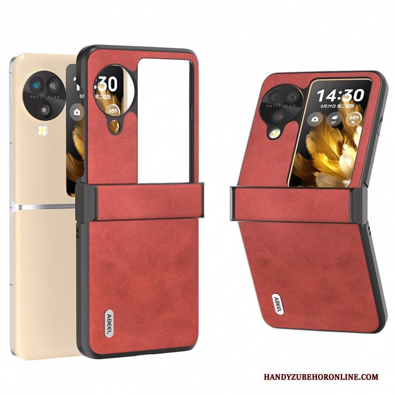 Hülle Oppo Find N3 Flip Abeel Ledereffekt