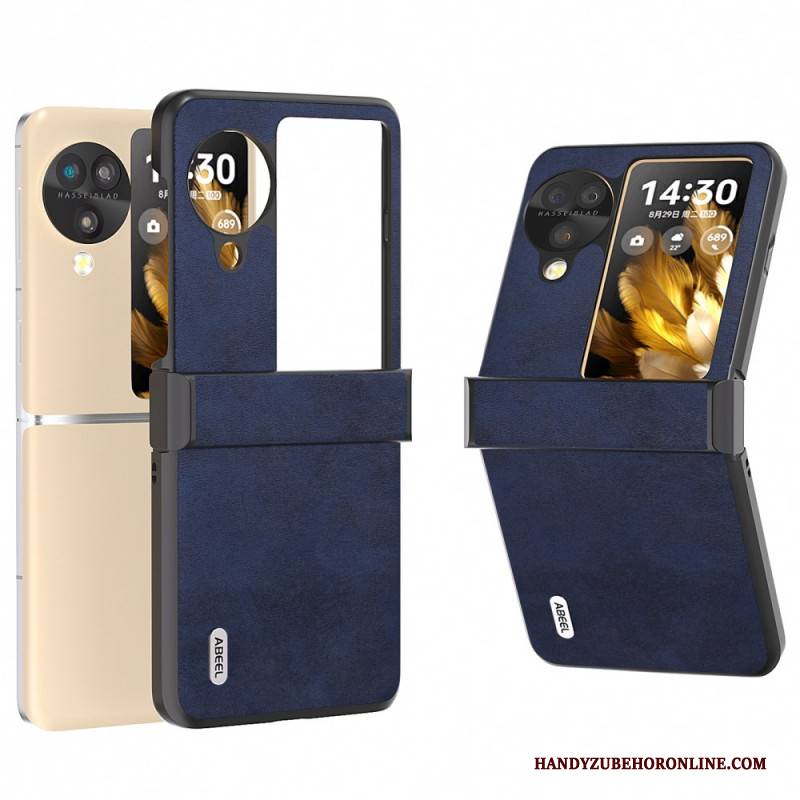 Hülle Oppo Find N3 Flip Abeel Ledereffekt