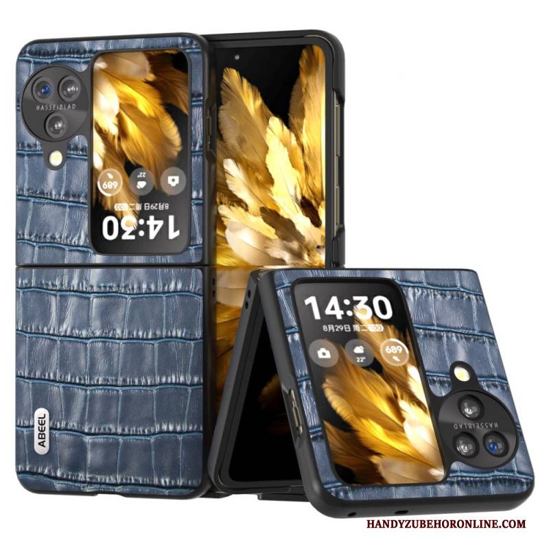 Hülle Oppo Find N3 Flip Handyhülle Krokodileffekt Abeel