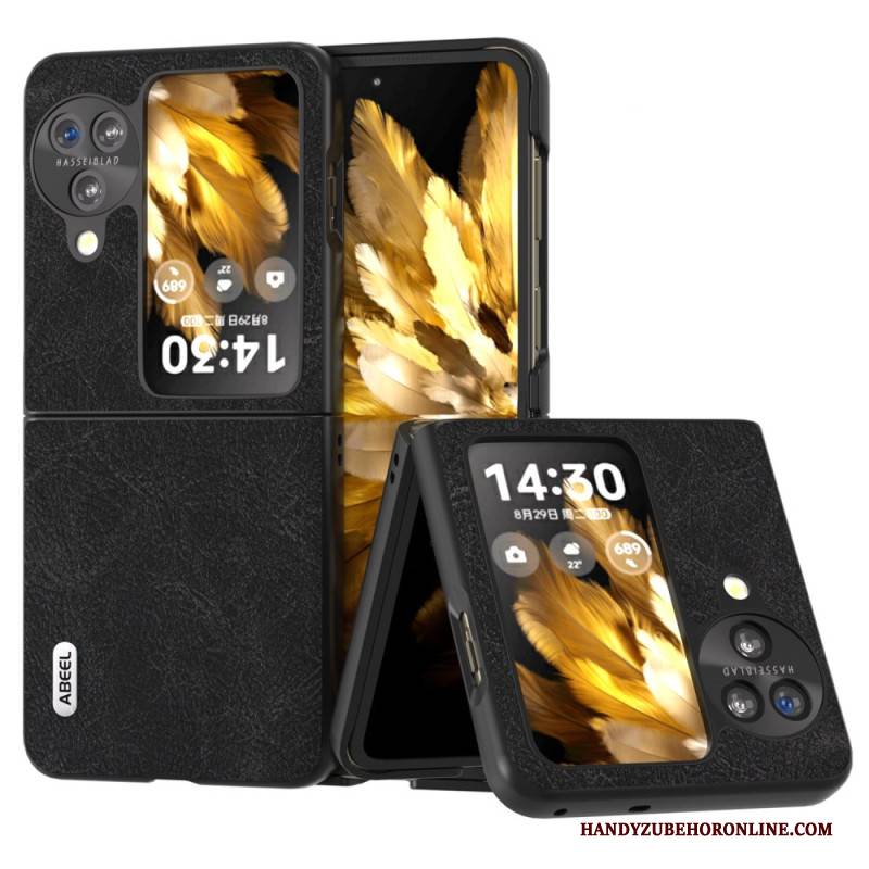 Hülle Oppo Find N3 Flip Ledereffekt Vintage Abeel