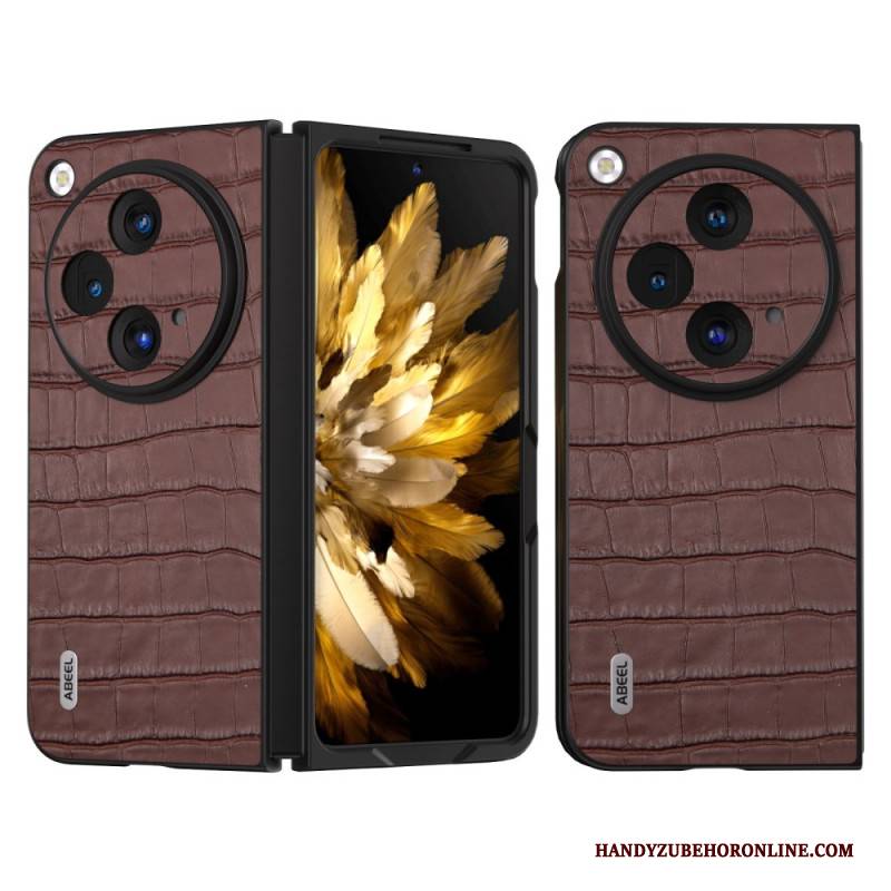 Hülle Oppo Find N3 Handyhülle Abeel Krokodilleder-effekt