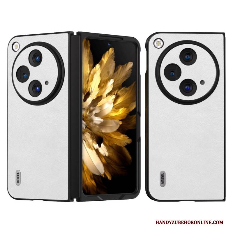 Hülle Oppo Find N3 Handyhülle Abeel Litschi-ledereffekt