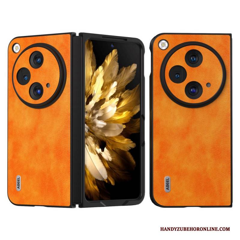 Hülle Oppo Find N3 Handyhülle Abeel Litschi-ledereffekt