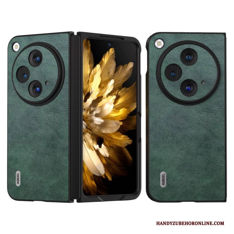 Hülle Oppo Find N3 Handyhülle Abeel Litschi-ledereffekt