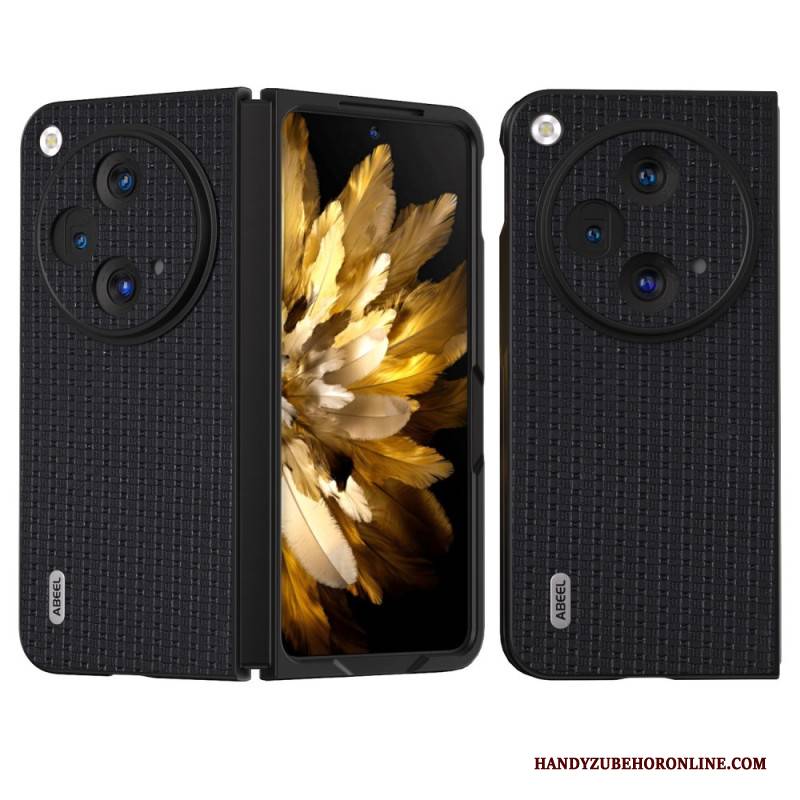 Hülle Oppo Find N3 Handyhülle Abeel Strukturiertes Leder