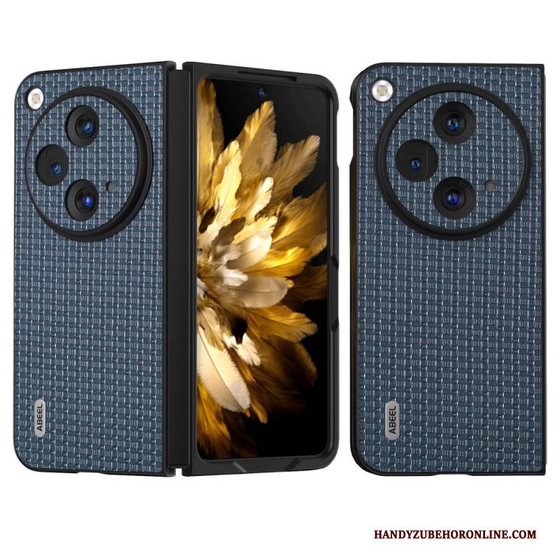 Hülle Oppo Find N3 Handyhülle Abeel Strukturiertes Leder