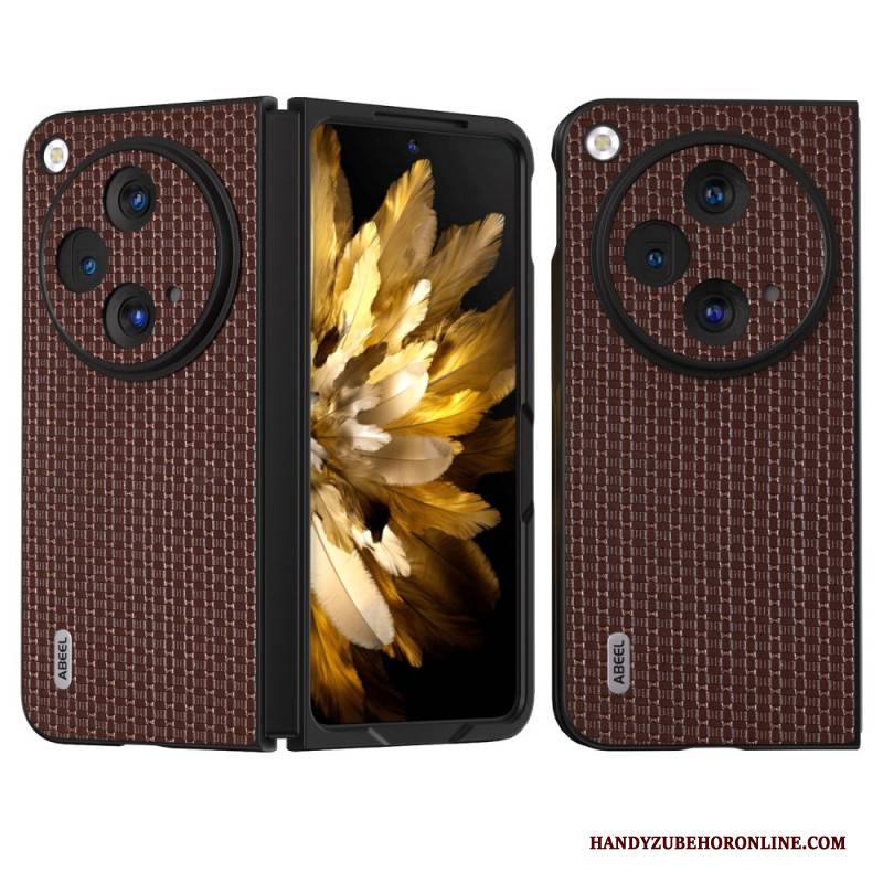 Hülle Oppo Find N3 Handyhülle Abeel Strukturiertes Leder