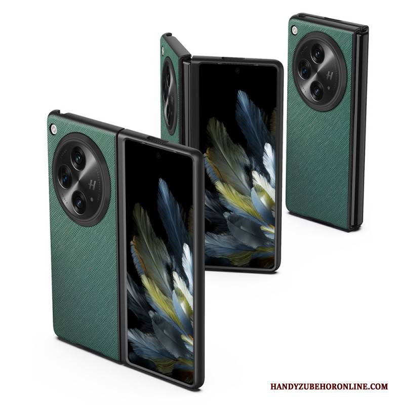 Hülle Oppo Find N3 Handyhülle Offen Gewebte Struktur