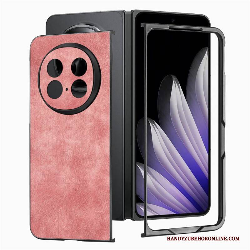 Hülle Oppo Find N5 Retro-leder