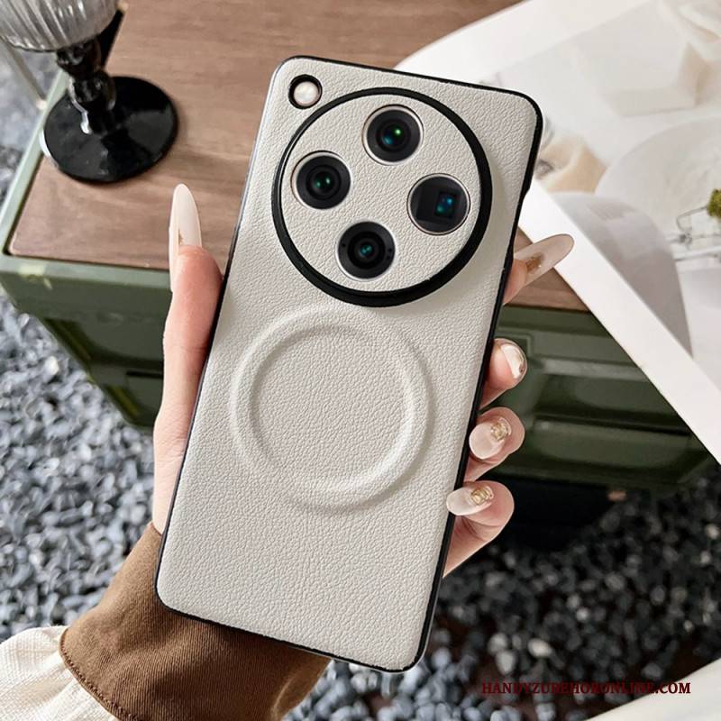 Hülle Oppo Find X8 Pro Magsafe-kompatibel Lederoptik