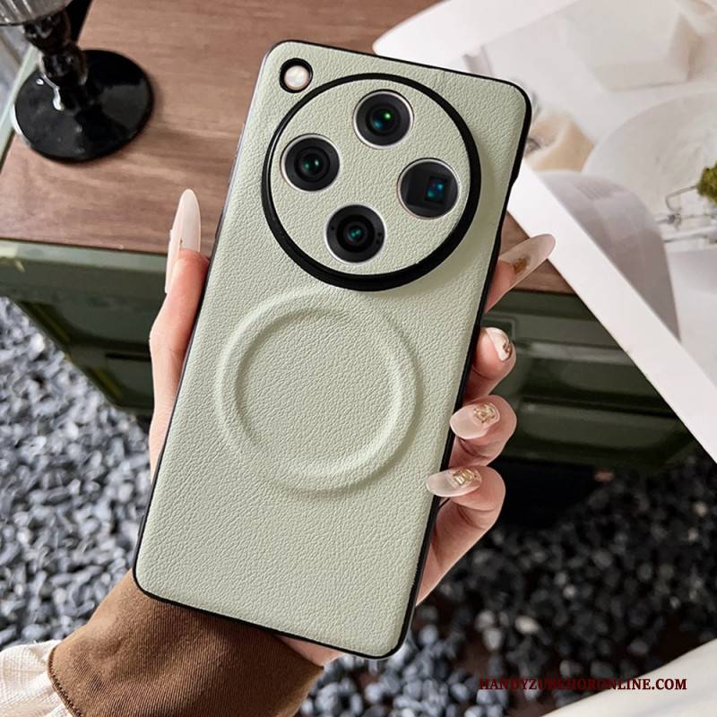 Hülle Oppo Find X8 Pro Magsafe-kompatibel Lederoptik