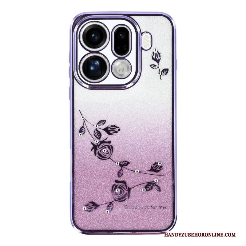 Hülle Oppo Find X9 Pro 5g Kadem Blumen Und Strasssteine