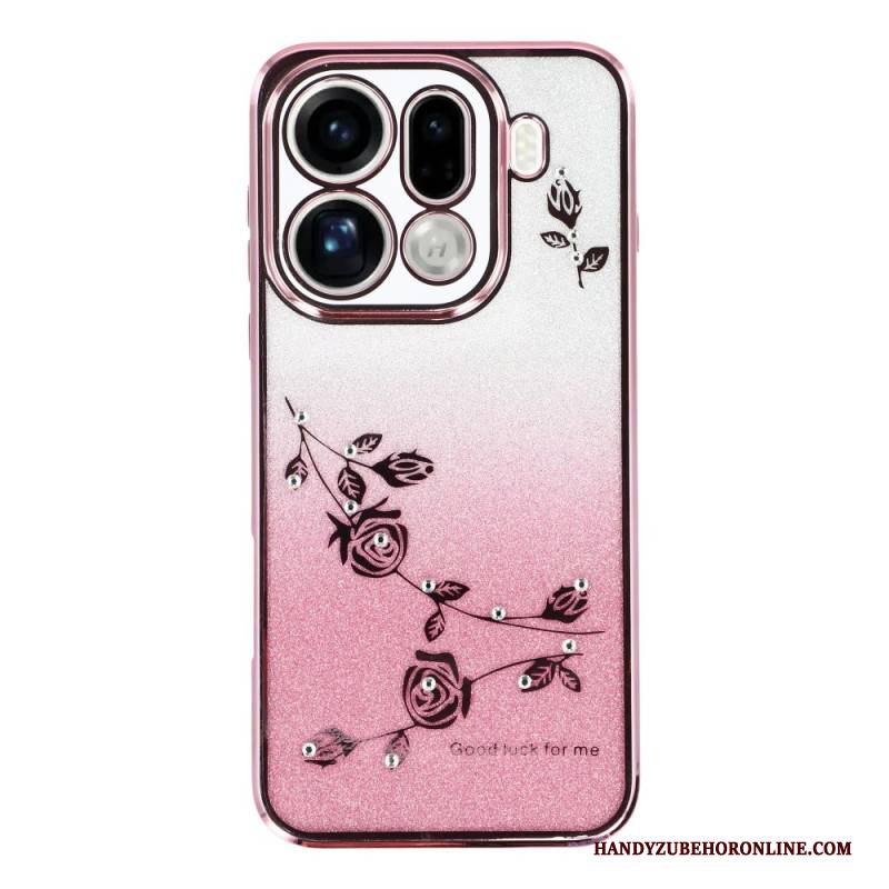 Hülle Oppo Find X9 Pro 5g Kadem Blumen Und Strasssteine