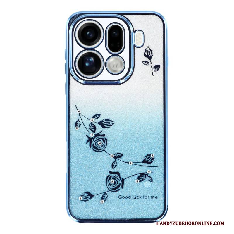 Hülle Oppo Find X9 Pro 5g Kadem Blumen Und Strasssteine