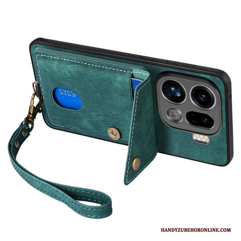 Hülle Oppo Find X9 Pro 5g Kartenhalter Mit Lanyard