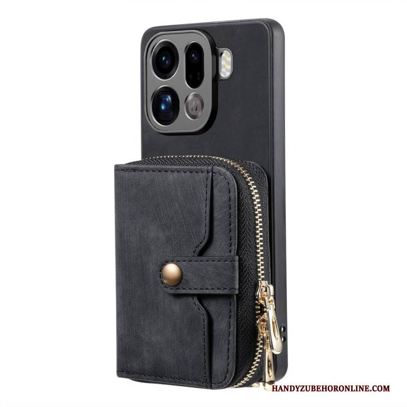Hülle Oppo Find X9 Pro 5g Kartenhalter Mit Reißverschluss Und Schultergurt