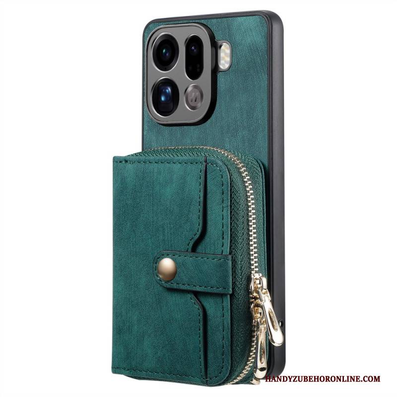 Hülle Oppo Find X9 Pro 5g Kartenhalter Mit Reißverschluss Und Schultergurt