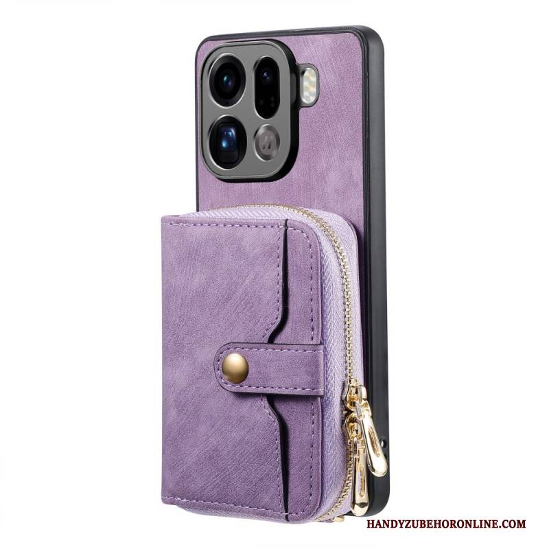 Hülle Oppo Find X9 Pro 5g Kartenhalter Mit Reißverschluss Und Schultergurt