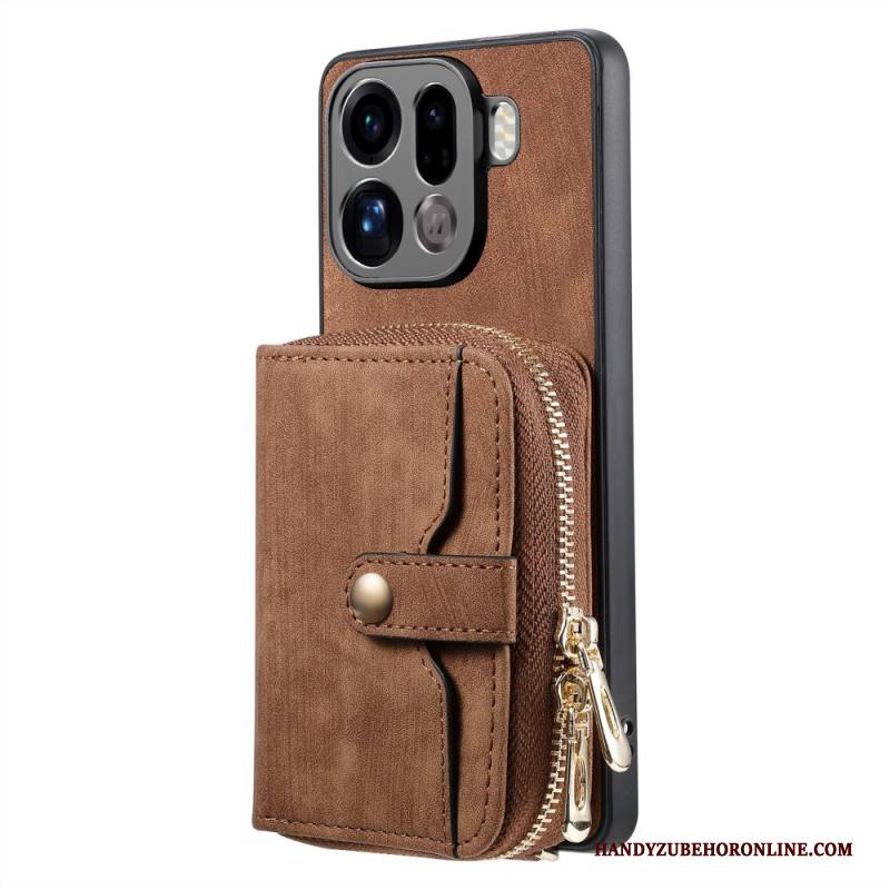 Hülle Oppo Find X9 Pro 5g Kartenhalter Mit Reißverschluss Und Schultergurt