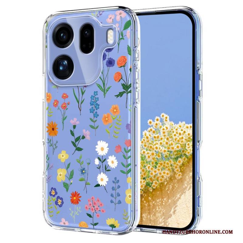 Hülle Oppo Find X9 Pro 5g Schmetterlinge Und Blumen