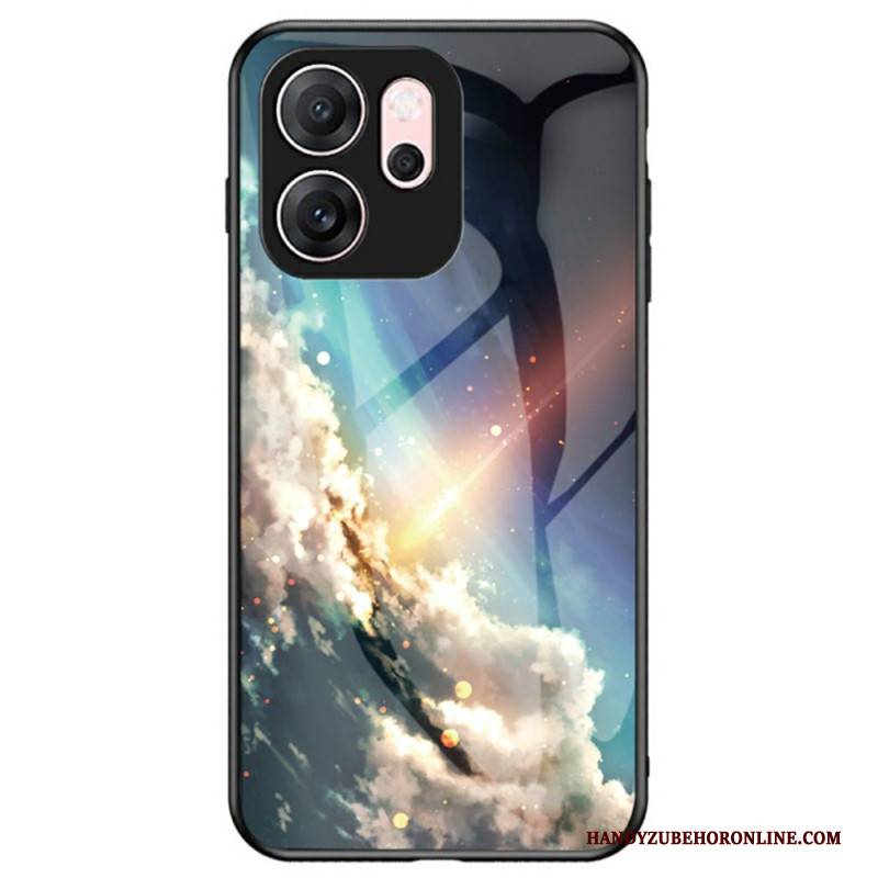 Hülle Oppo Reno 14f 5g Gehärtetes Glas In Himmelblau