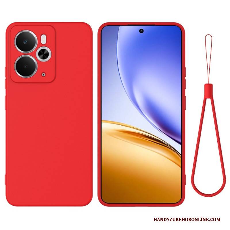 Hülle Realme 14 5g Flüssigsilikon Mit Tragegurt