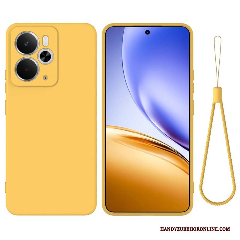 Hülle Realme 14 5g Flüssigsilikon Mit Tragegurt