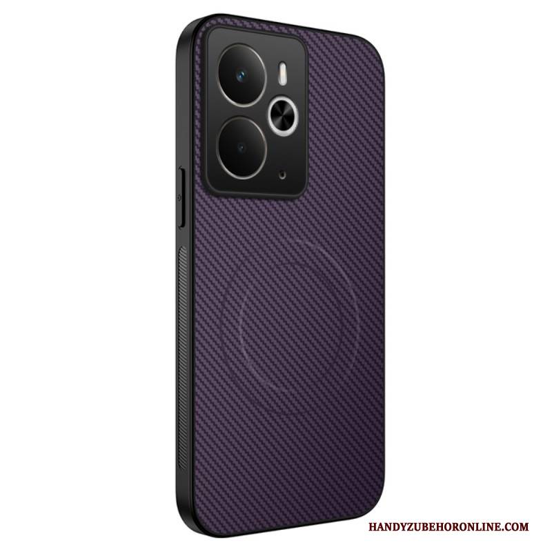 Hülle Realme 14 5g Kompatibel Mit Magsafe Kohlefaser