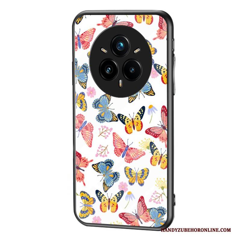 Hülle Realme 14 Pro Plus 5g Schmetterlinge Aus Gehärtetem Glas