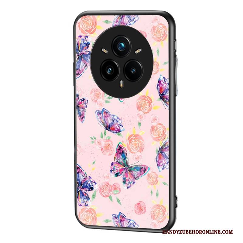Hülle Realme 14 Pro Plus 5g Schmetterlinge Aus Gehärtetem Glas