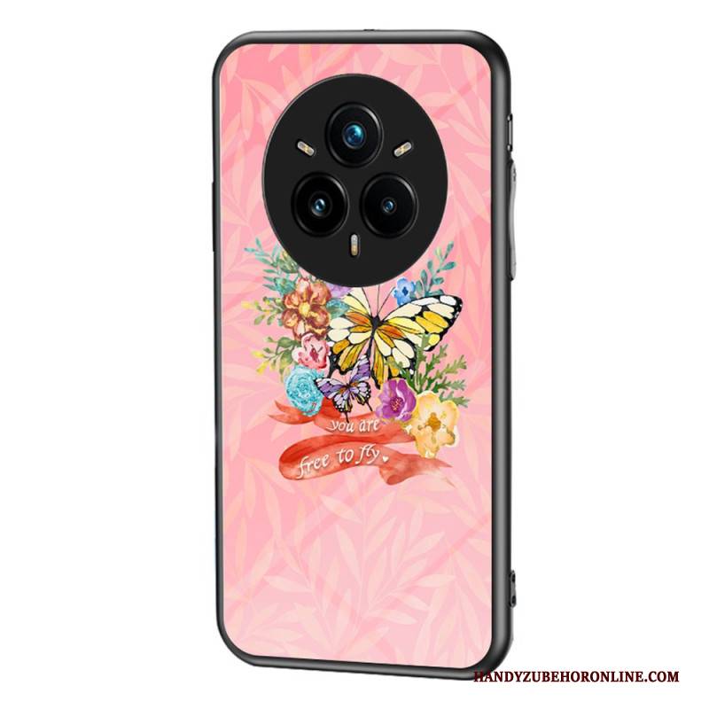 Hülle Realme 14 Pro Plus 5g Schmetterlinge Aus Gehärtetem Glas