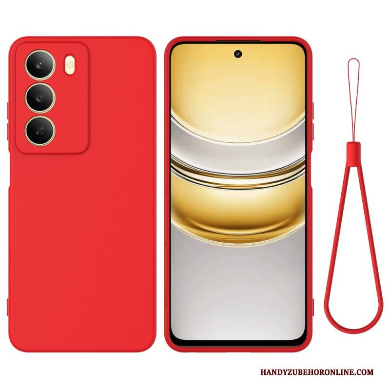 Hülle Realme 14x 5g Handyhülle Flüssigsilikon Mit Trageband