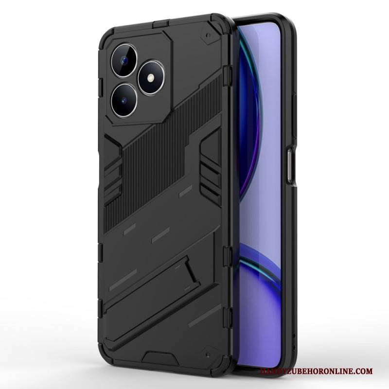 Hülle Realme C53 Handyhülle Abnehmbarer Ständer Mit Zwei Positionen Für Freihändiges Tragen