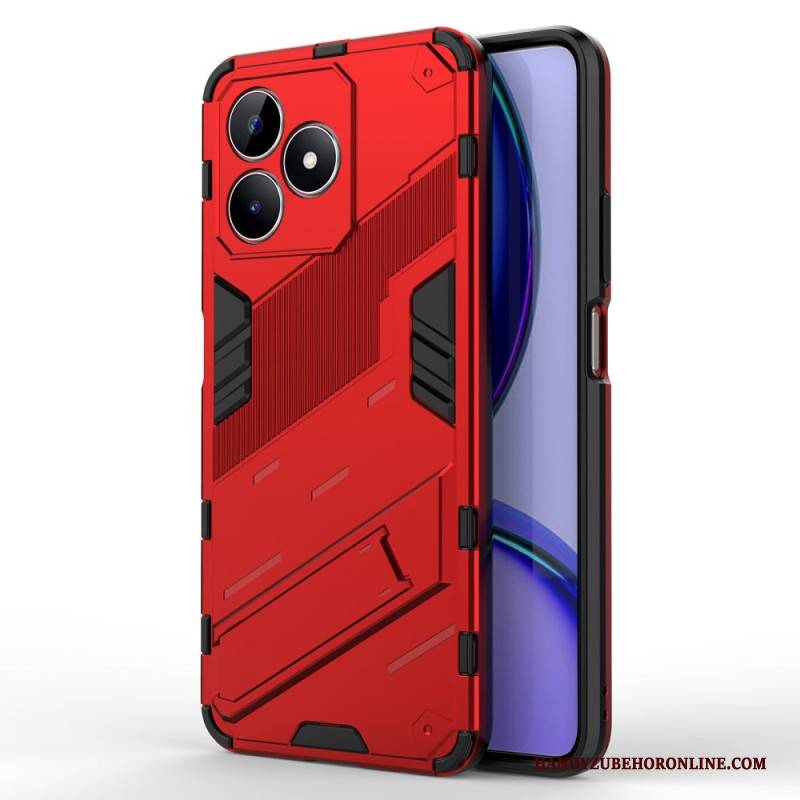 Hülle Realme C53 Handyhülle Abnehmbarer Ständer Mit Zwei Positionen Für Freihändiges Tragen