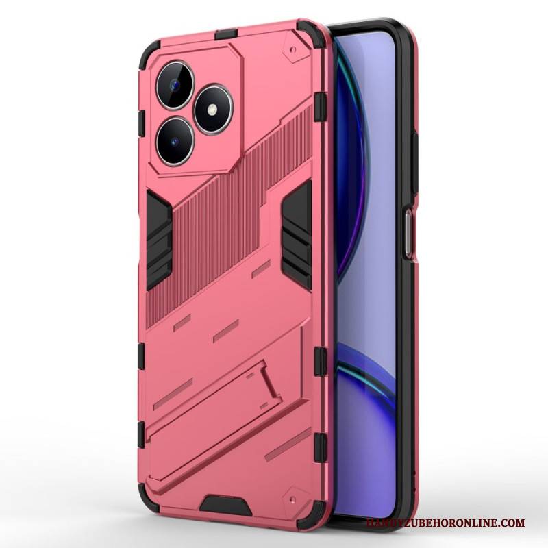 Hülle Realme C53 Handyhülle Abnehmbarer Ständer Mit Zwei Positionen Für Freihändiges Tragen