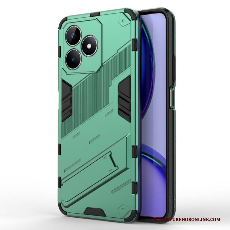 Hülle Realme C53 Handyhülle Abnehmbarer Ständer Mit Zwei Positionen Für Freihändiges Tragen
