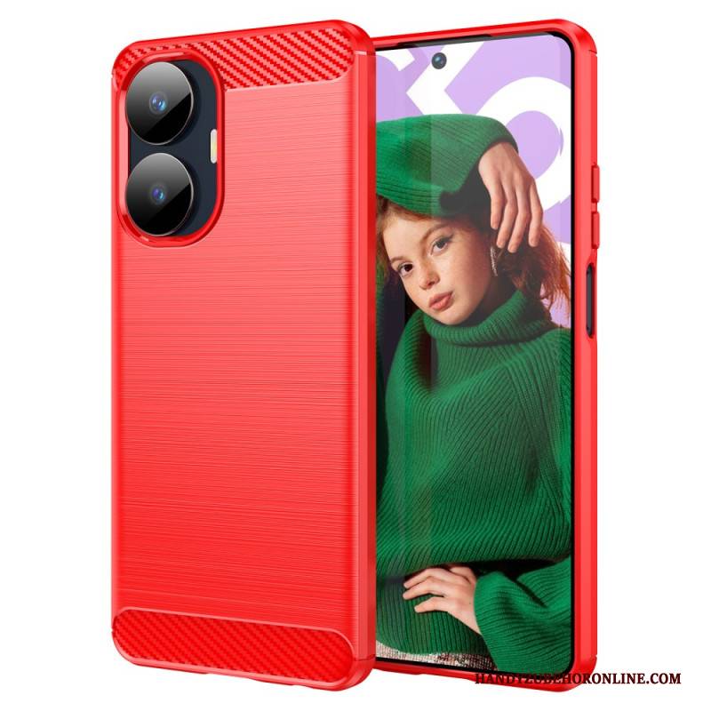Hülle Realme C55 Gebürstete Kohlefaser