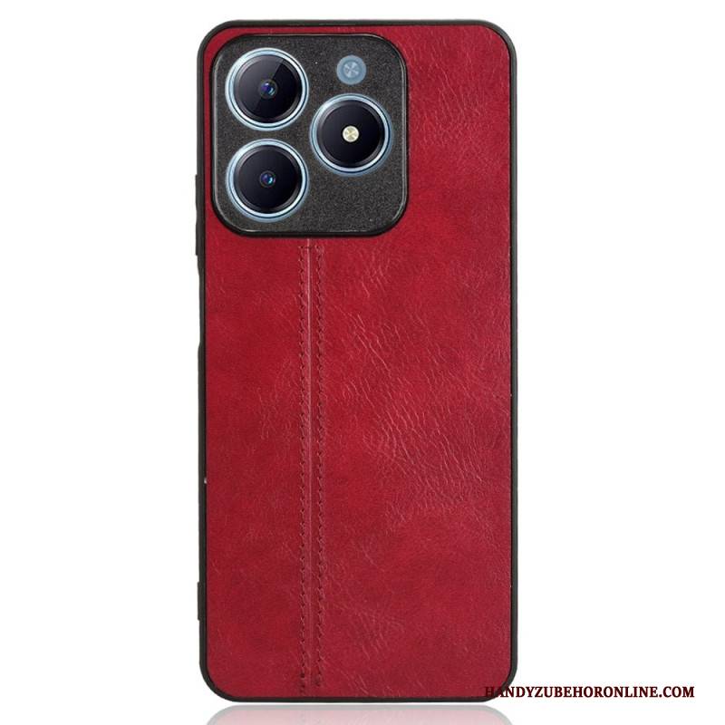 Hülle Realme C61 Genähte Lederoptik