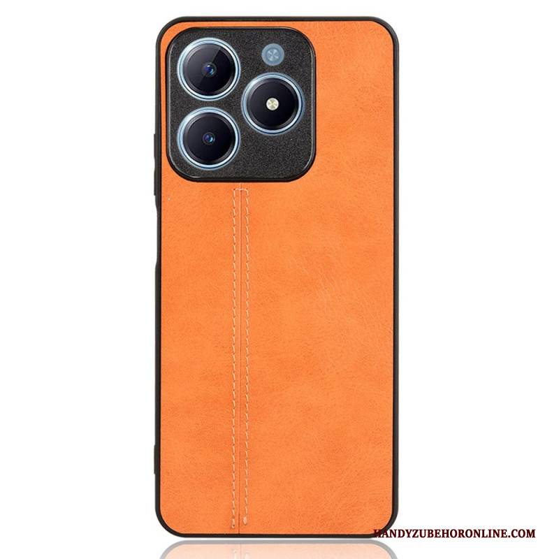 Hülle Realme C61 Genähte Lederoptik