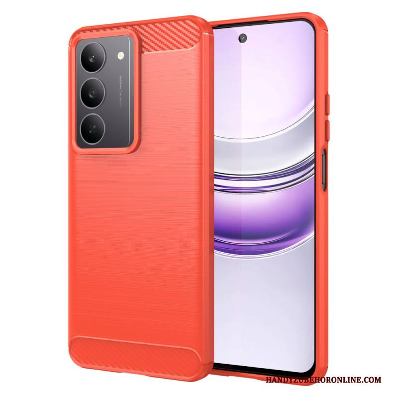 Hülle Realme C75 Gebürstete Kohlefaser